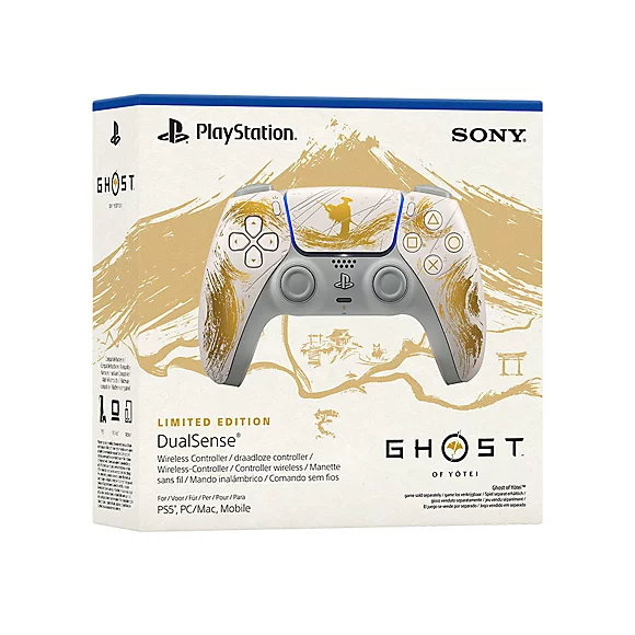 PlayStation 5 DualSense Wireless Controller - Ghost of Yotei™ Gold Limited Edition PlayStation 5 DualSense Wireless Controller - Ghost of Yotei™ Gold Limited Edition